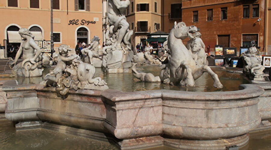 Piazza Navona – Pantheon – Trevi Fountain