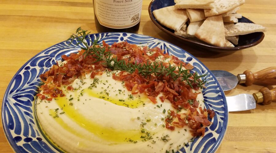 Roasted Garlic and White Bean Dip