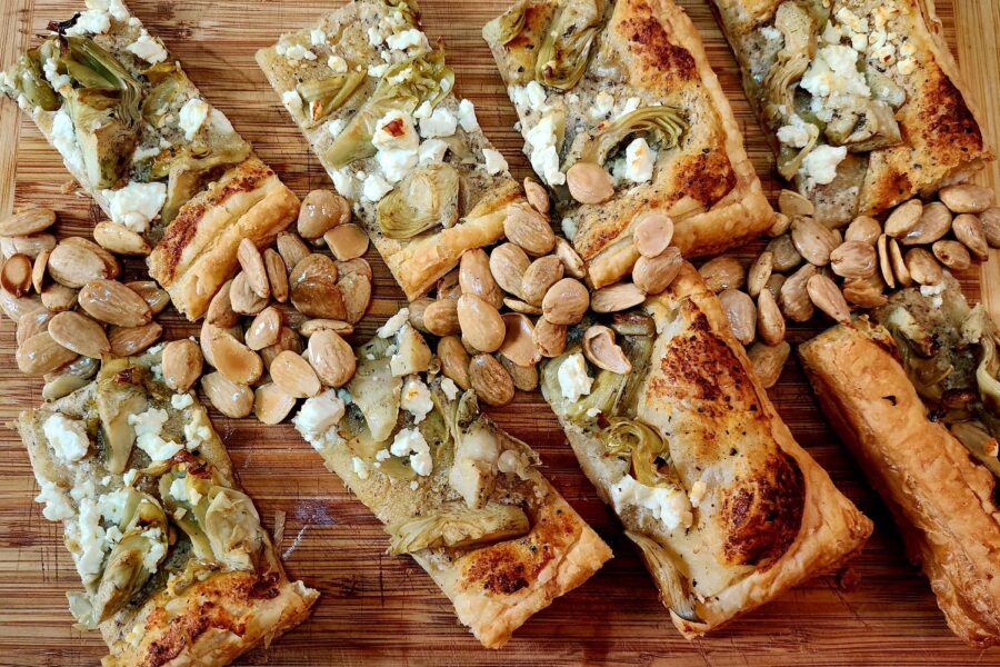 Artichoke & Feta Tart