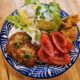 Crispy Tuna Patties with Marinated Tomato Petals